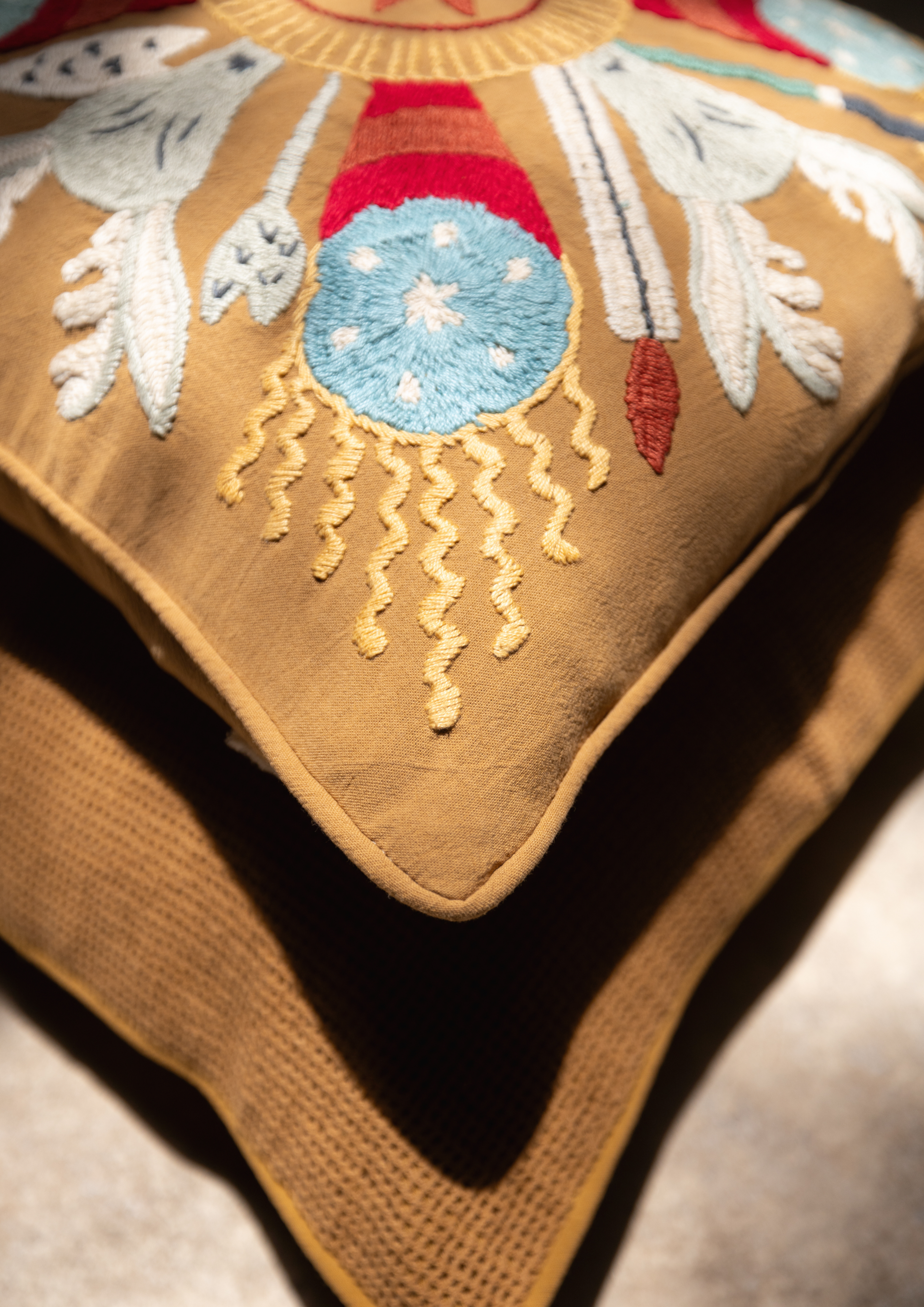Huichol Deer Cushion
