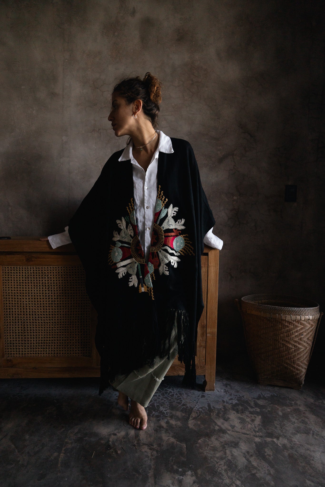 Ruana Huichol Venado