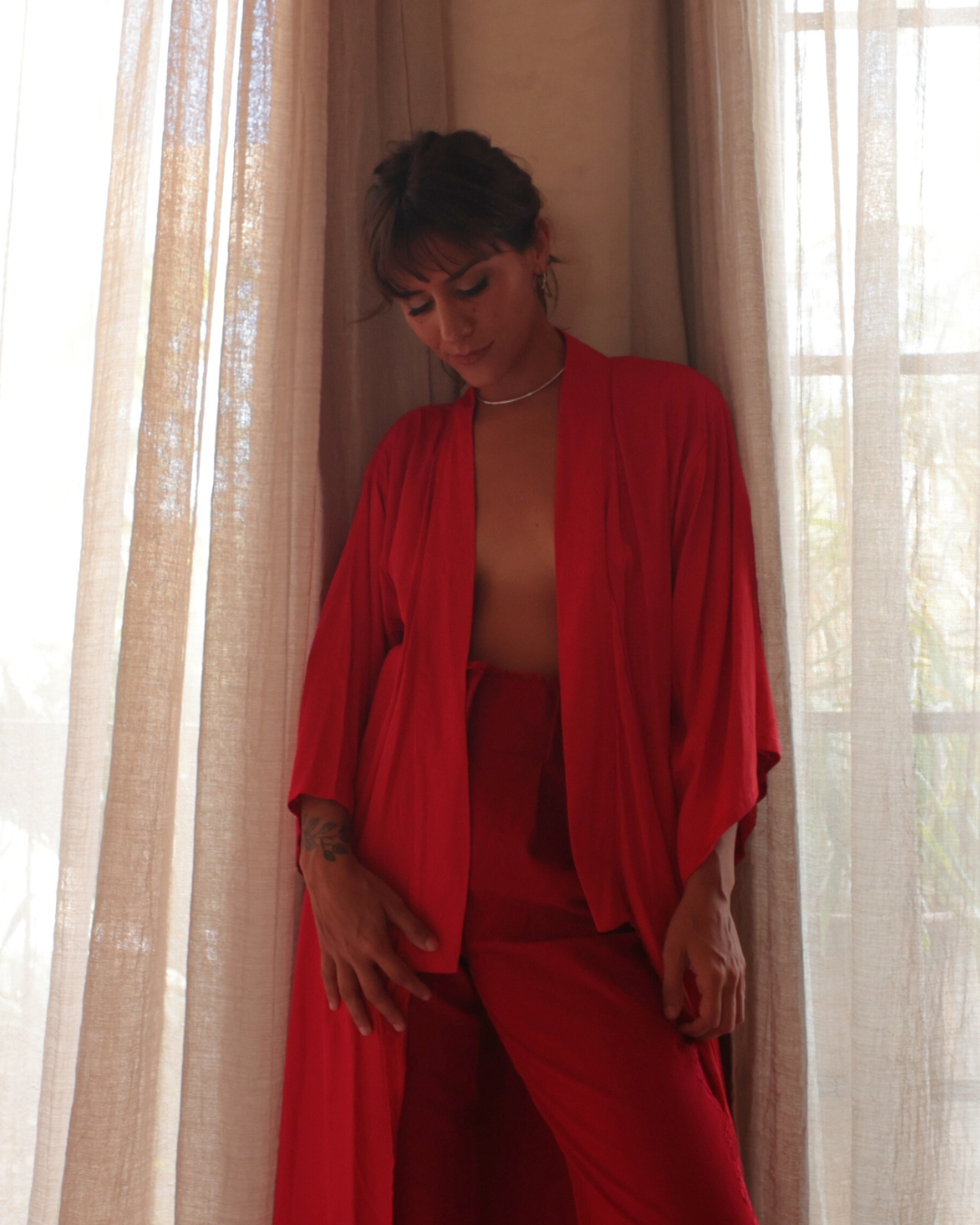 Kimono Pasion Silk Rayon