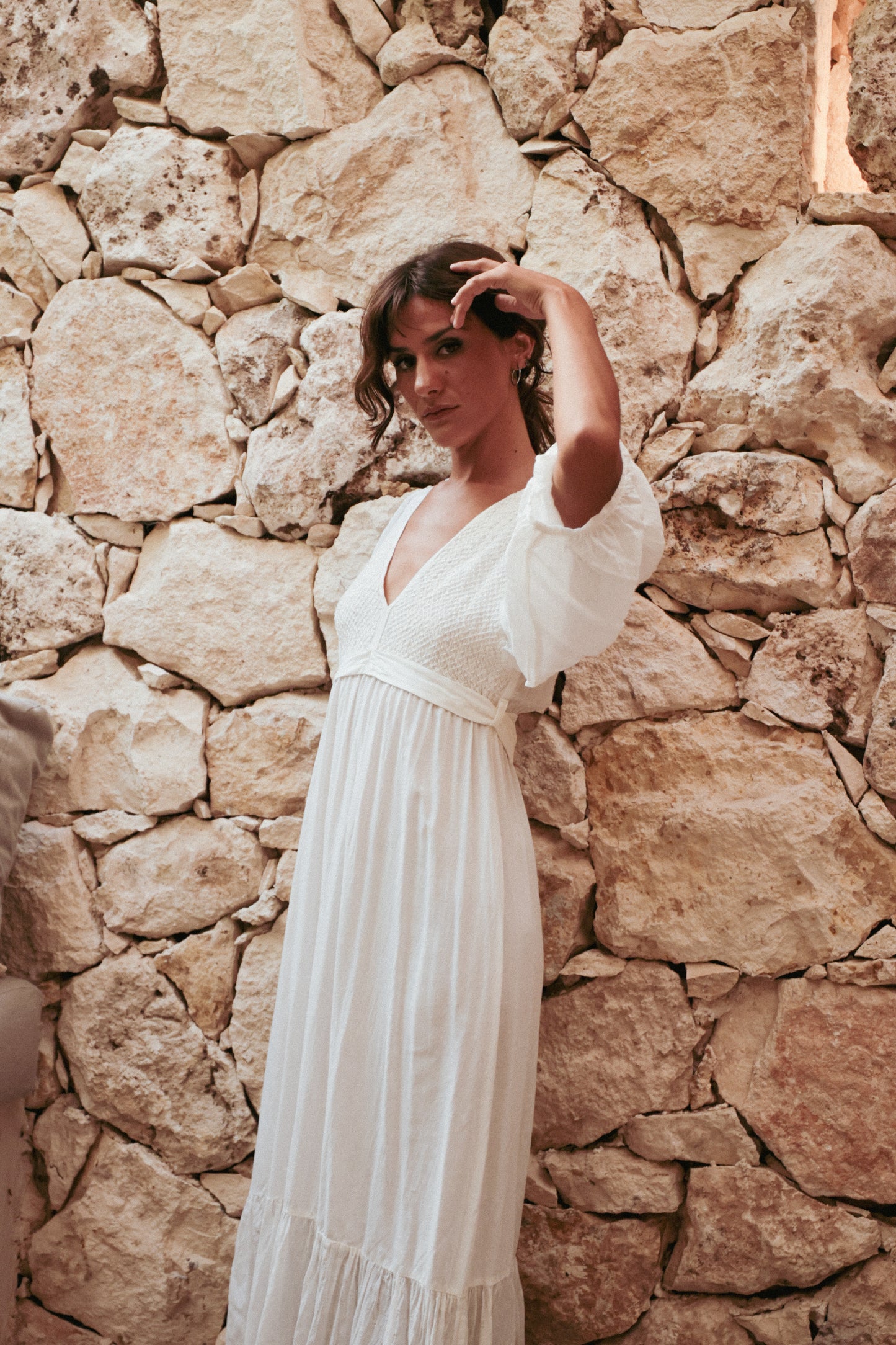 Vestido Cayetana Red Silk Rayon