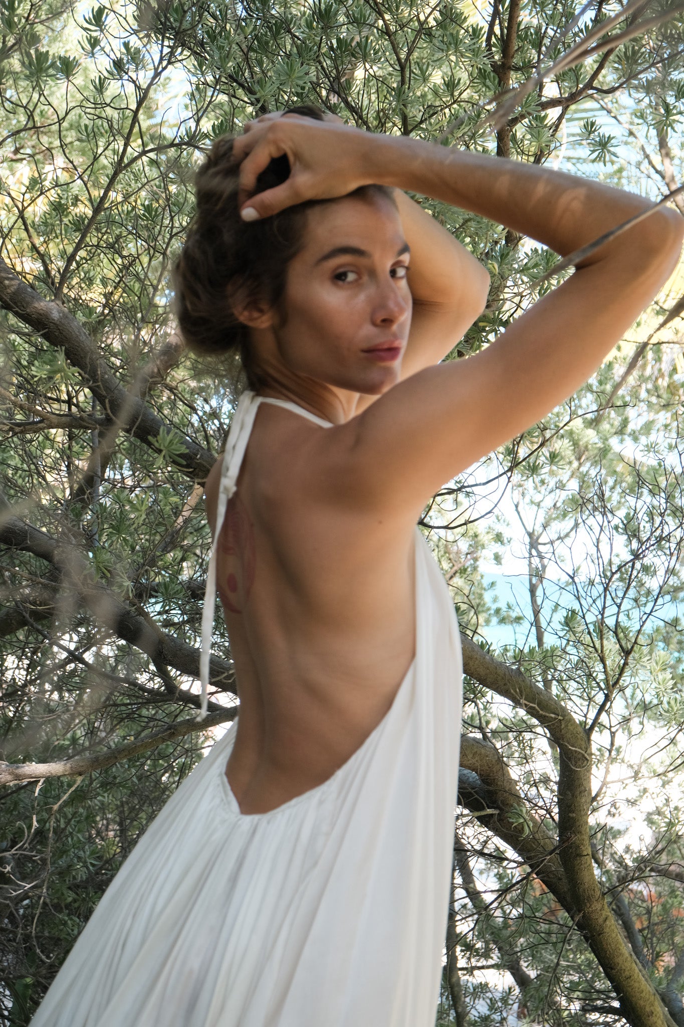 Gold Silk Dress