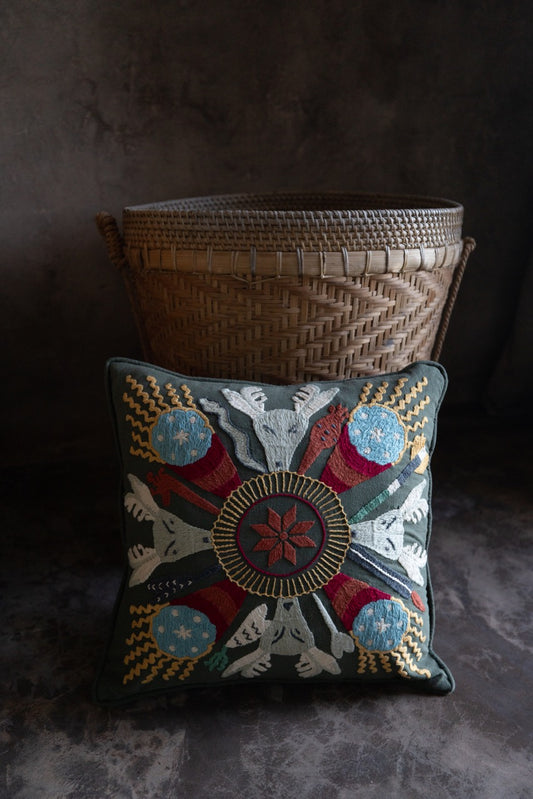 Cojin Huichol Venado