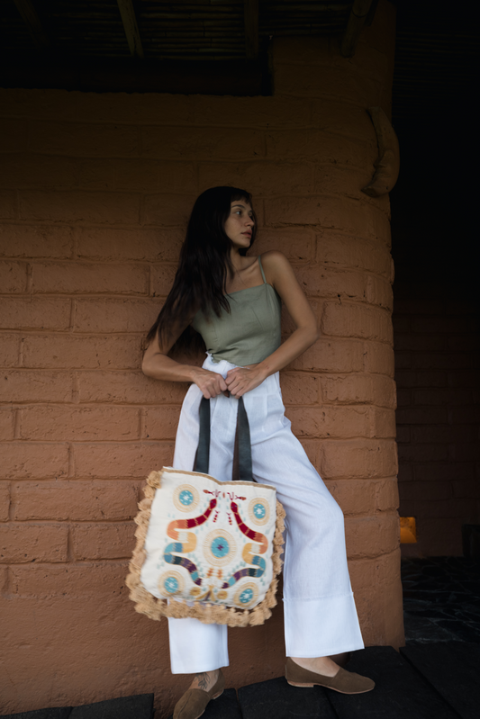 Bolsa Huichol Serpiente