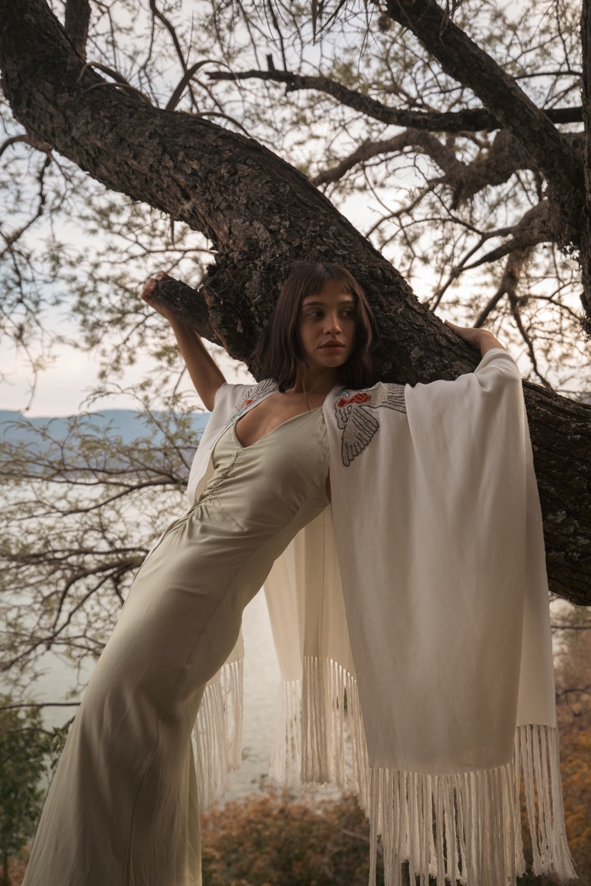 Ruana Huichol Aguila