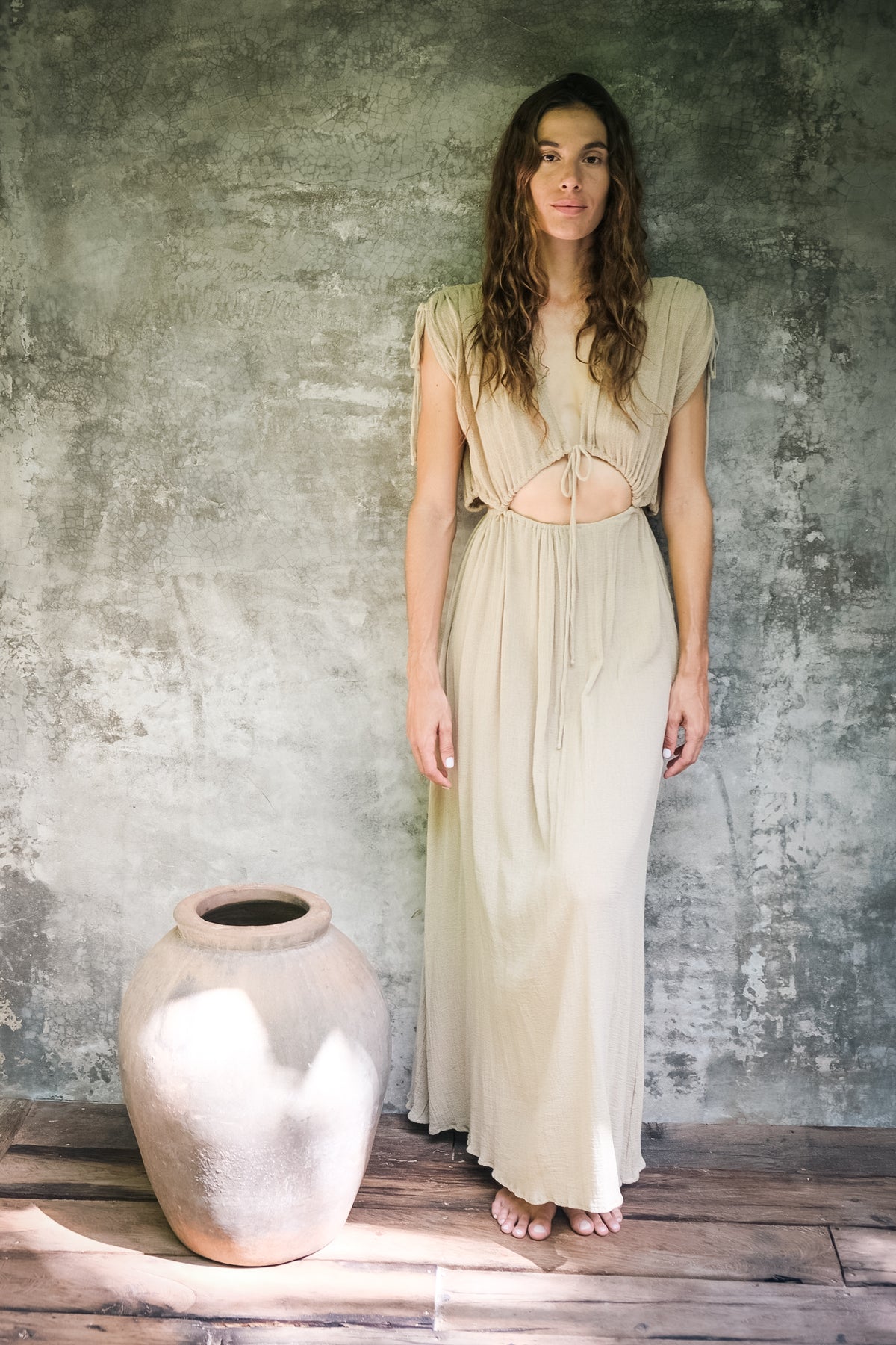 Vestido Luna en cemento
