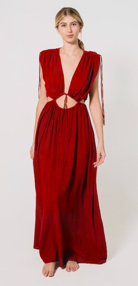 Vestido Luna en rojo