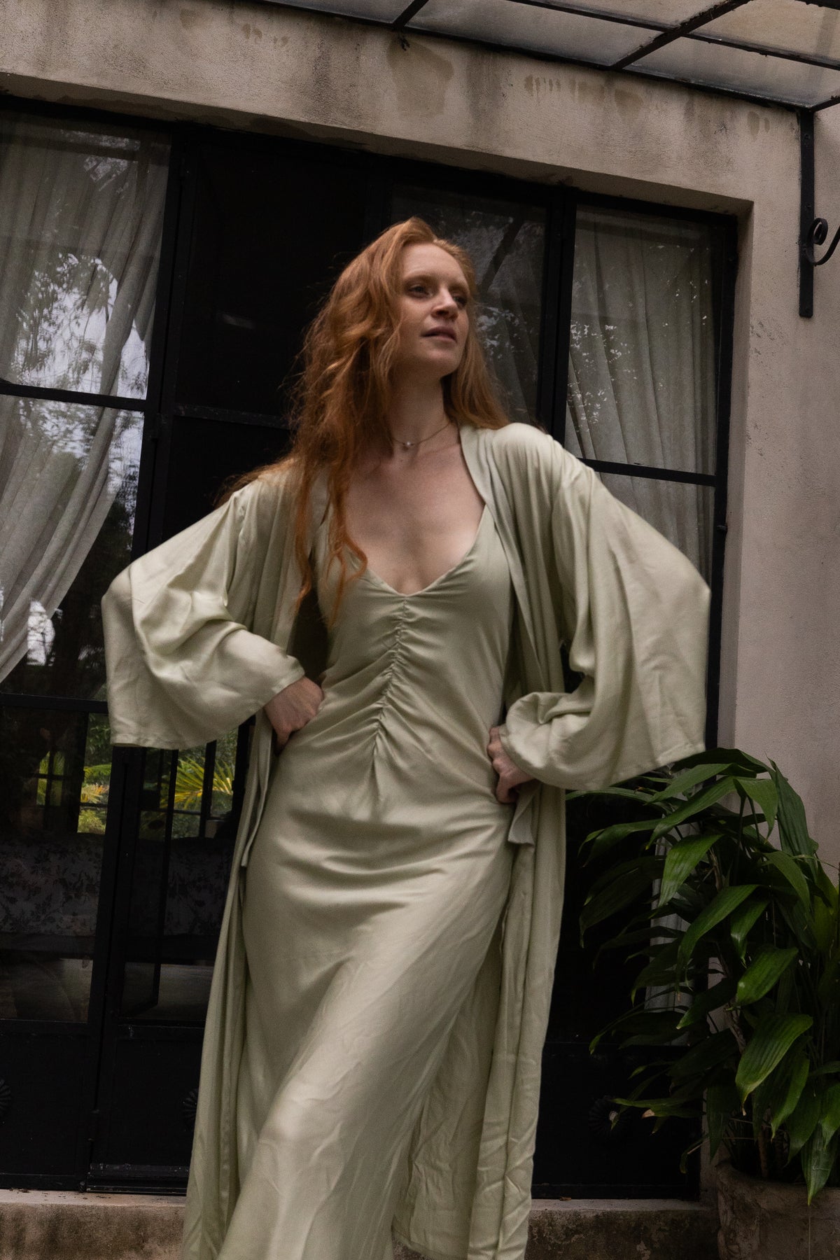 Vestido Rita Silk Rayon de La Troupe