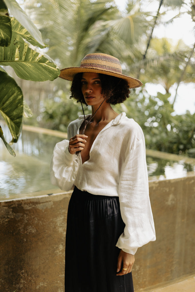 Magnolia Silk Blouse