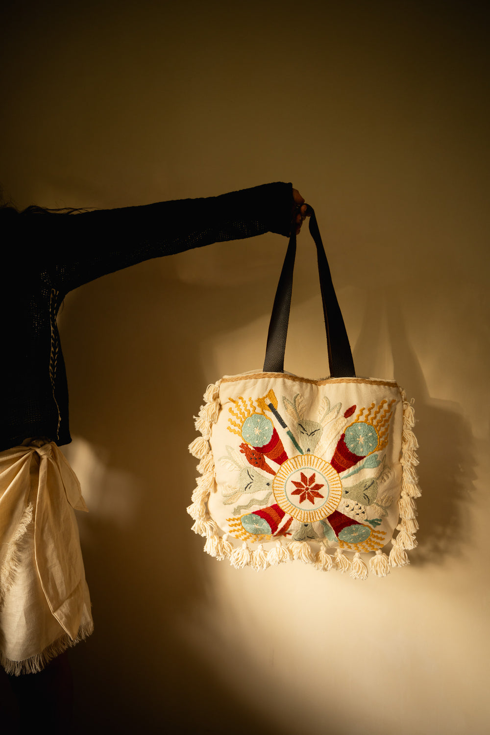 Bolsa Huichol Venado
