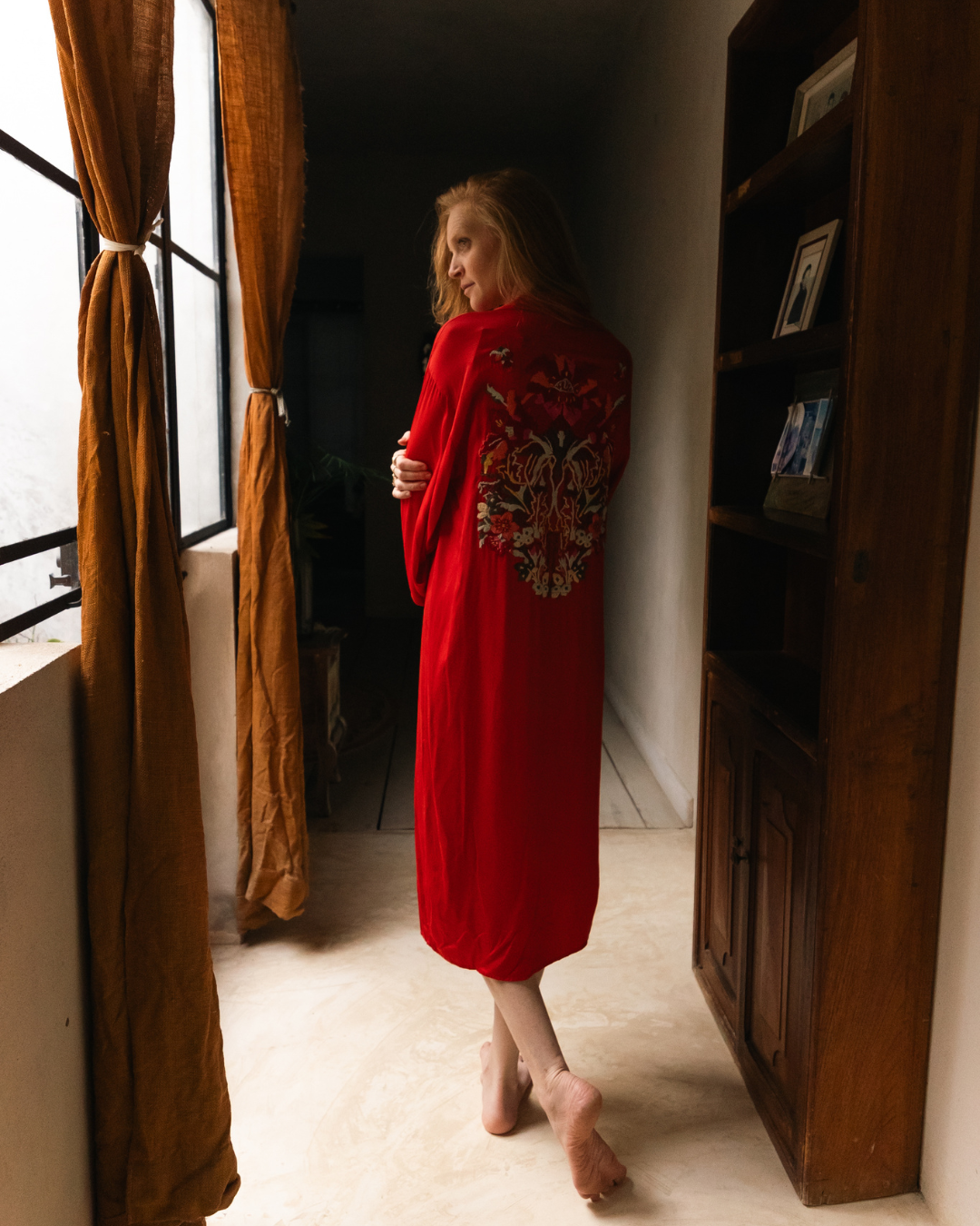 Pasion Silk Rayon Kimono