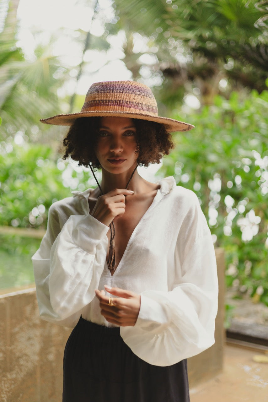 Blusa Magnolia Seda de La Troupe