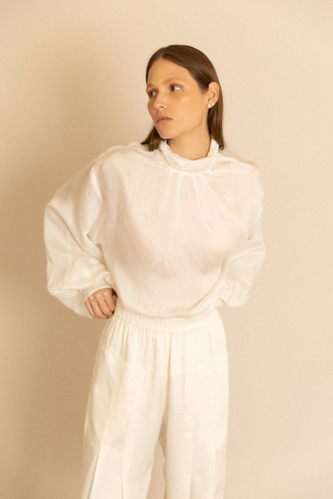 Blusa Magnolia Seda de La Troupe