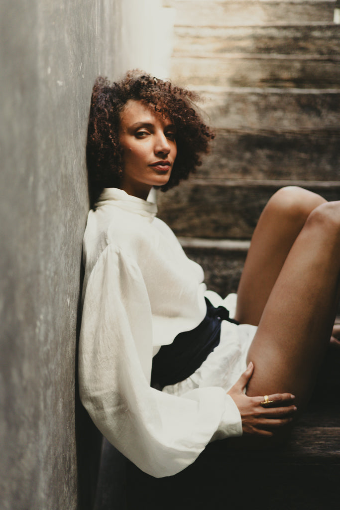 Blusa Magnolia Seda de La Troupe