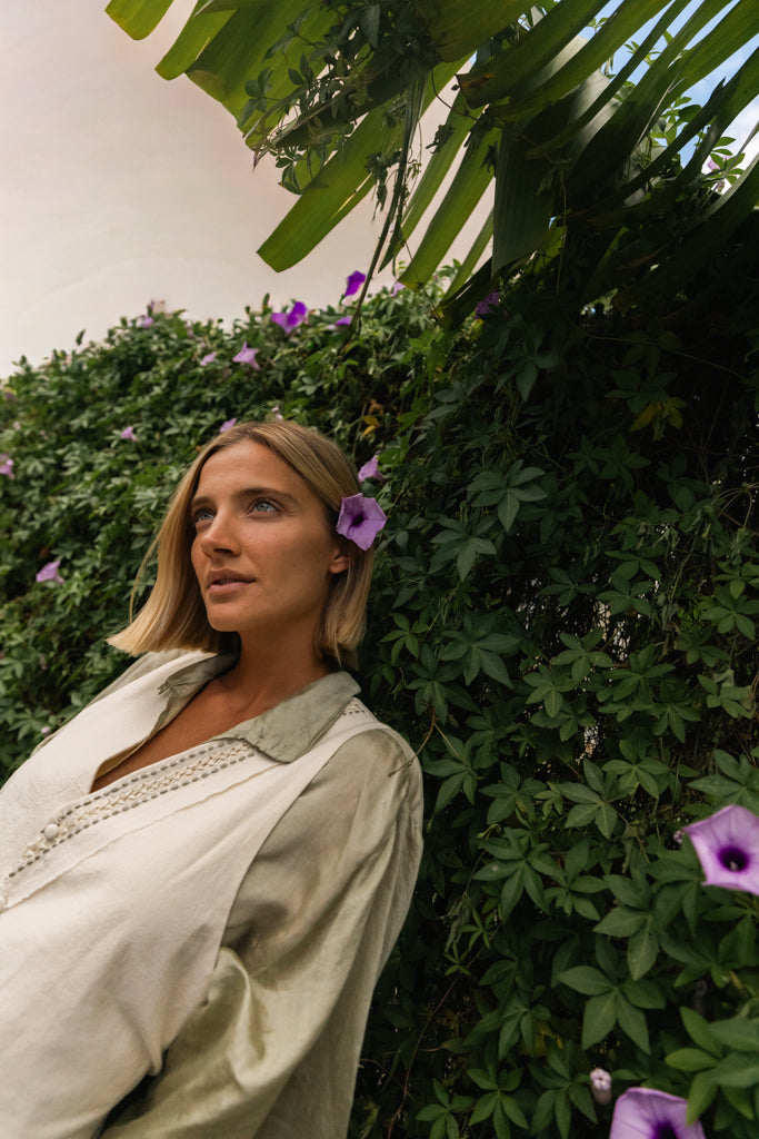Blusa Magnolia Seda de La Troupe