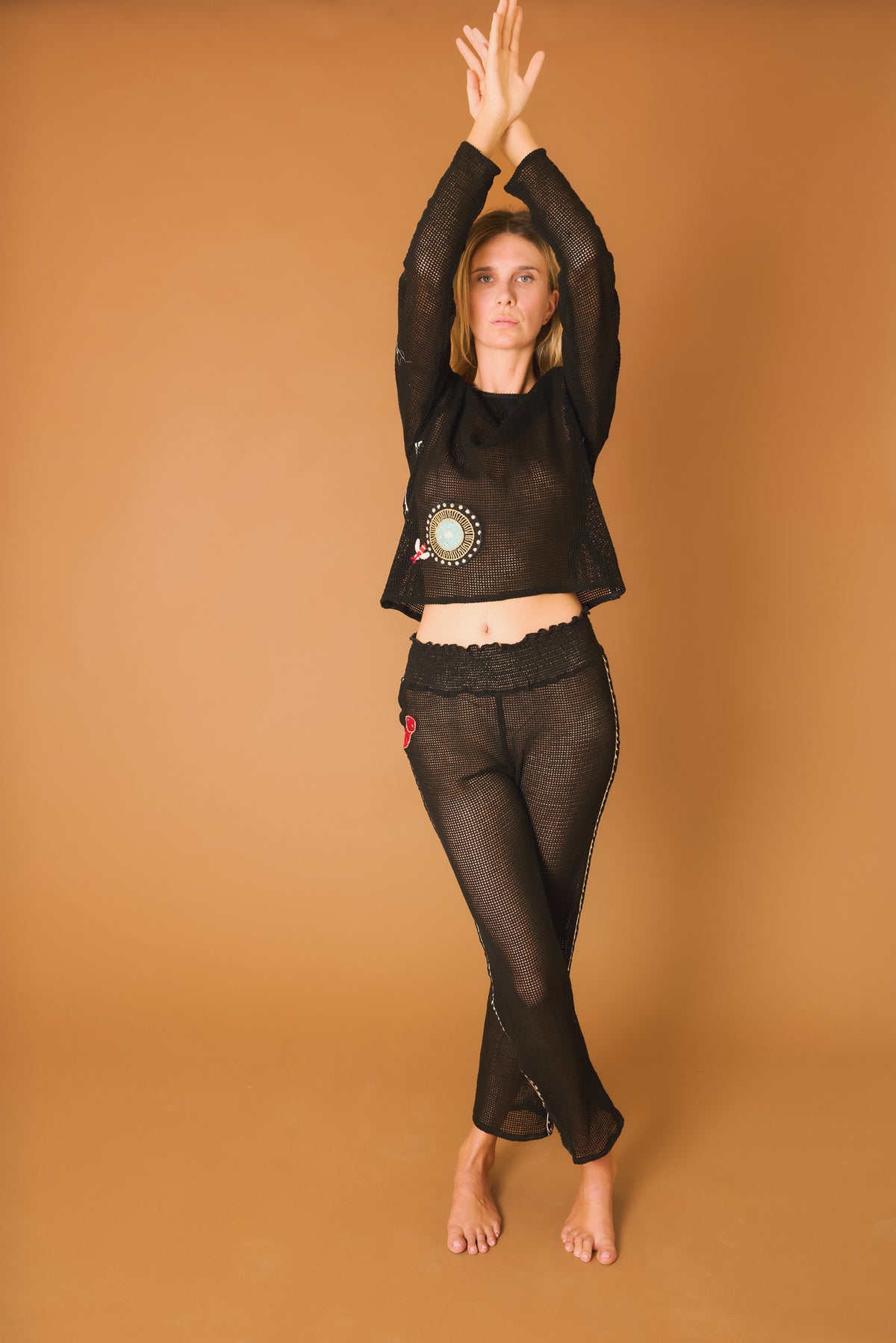 Tshirt Luna Huichol Algodon de La Troupe