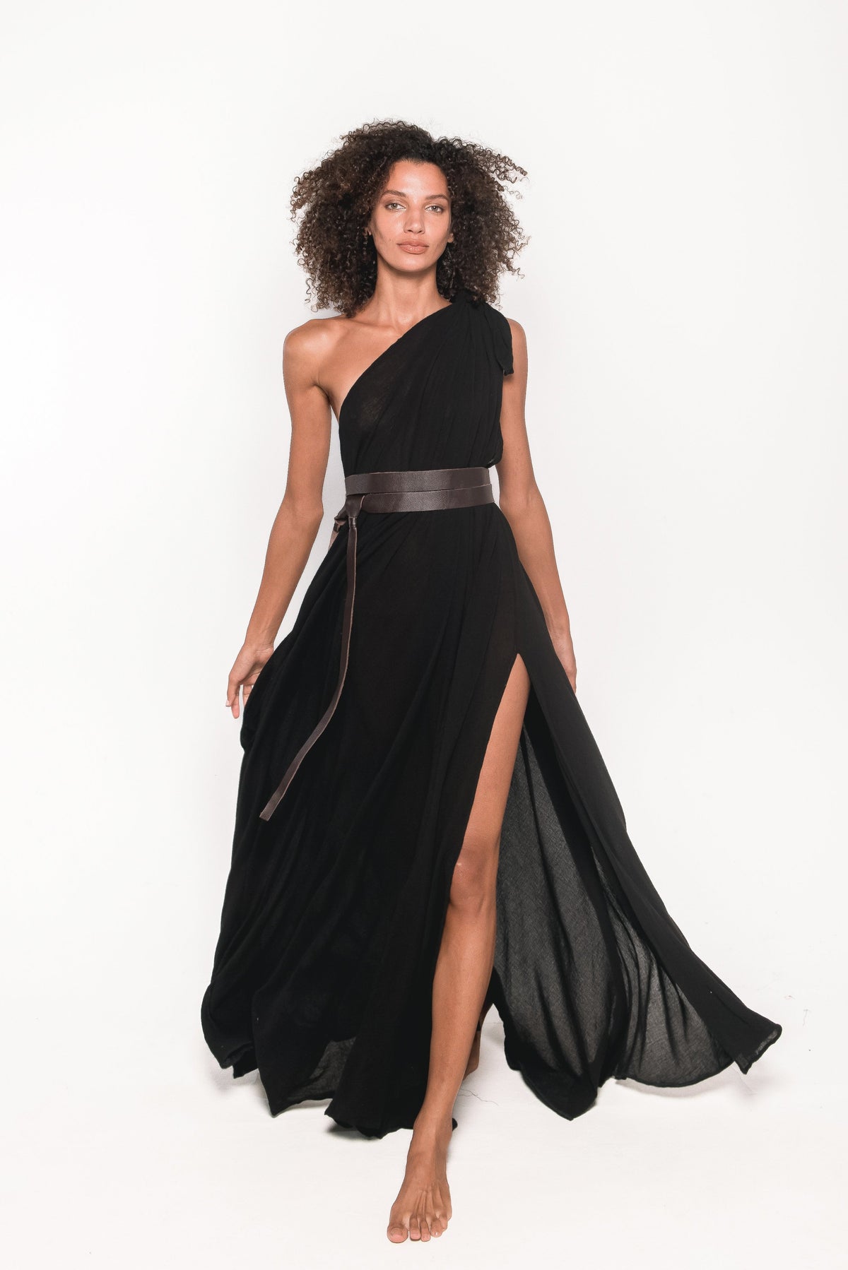 Vestido Nudo Elau en negro