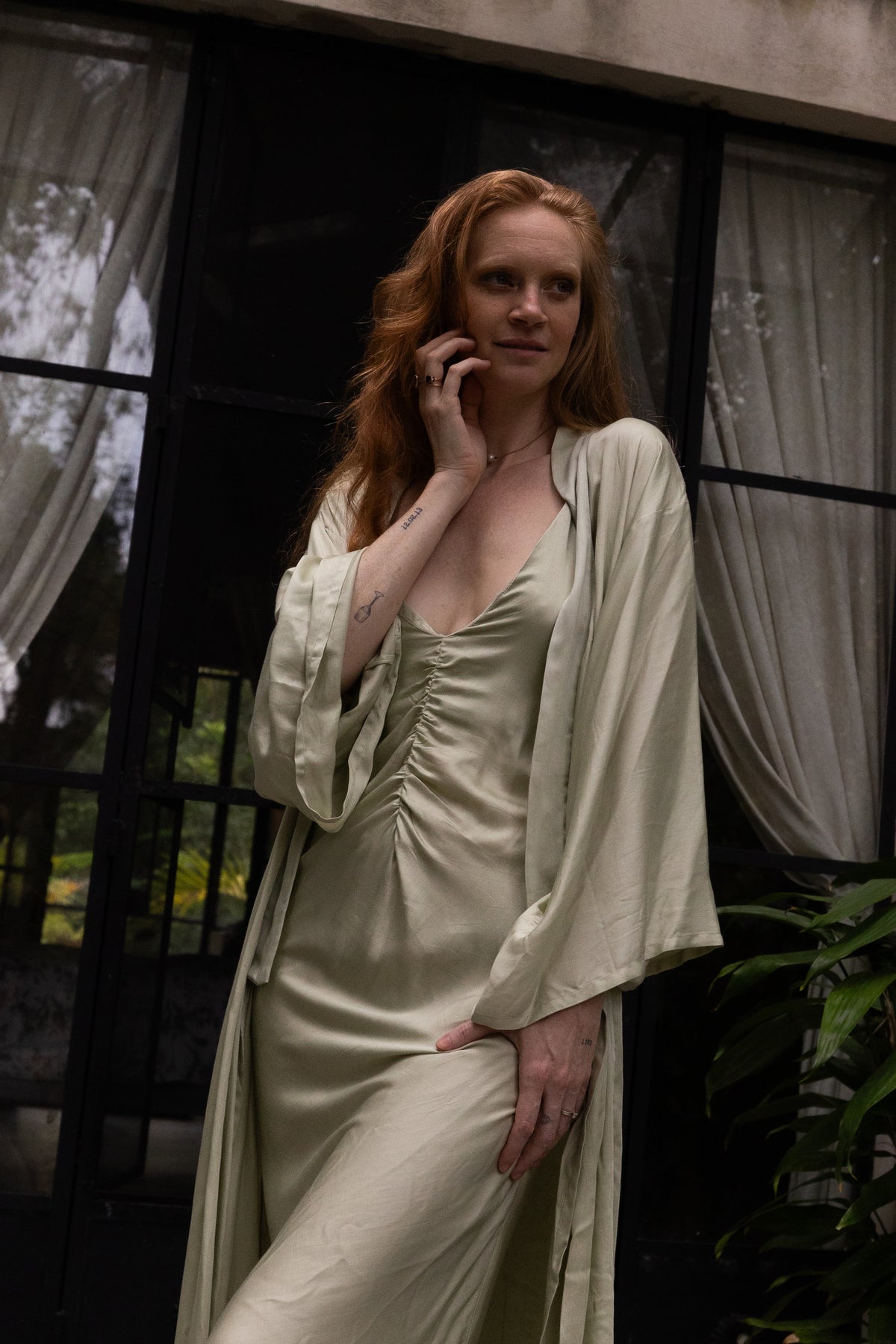 Vestido Rita Silk Rayon de La Troupe
