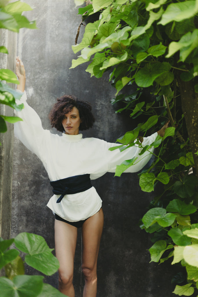 Magnolia Silk Blouse