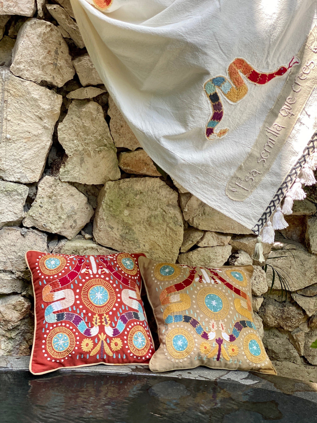 Huichol Snake Blanket