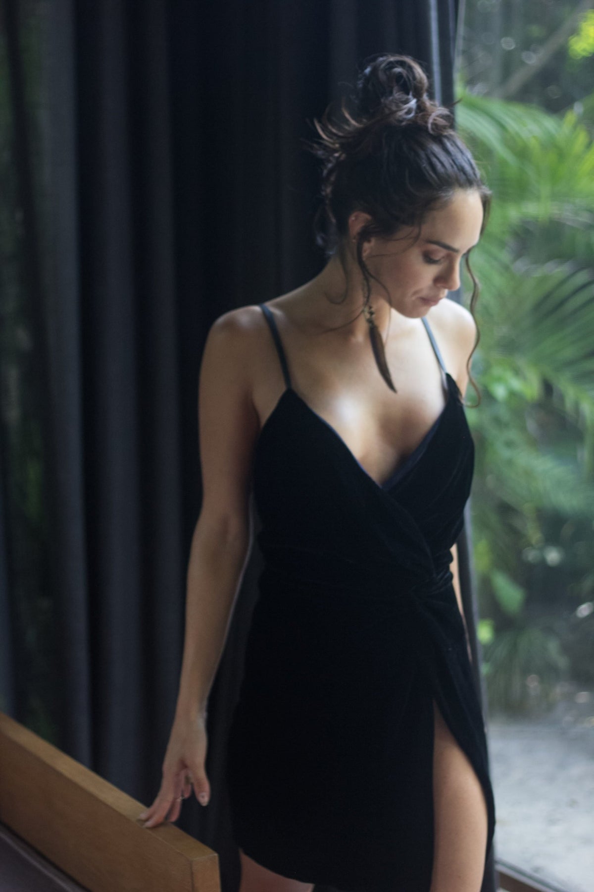 Vestido Cedro Terciopelo