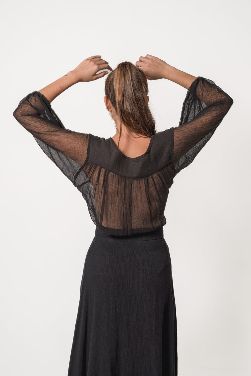Camisa Luna en negro