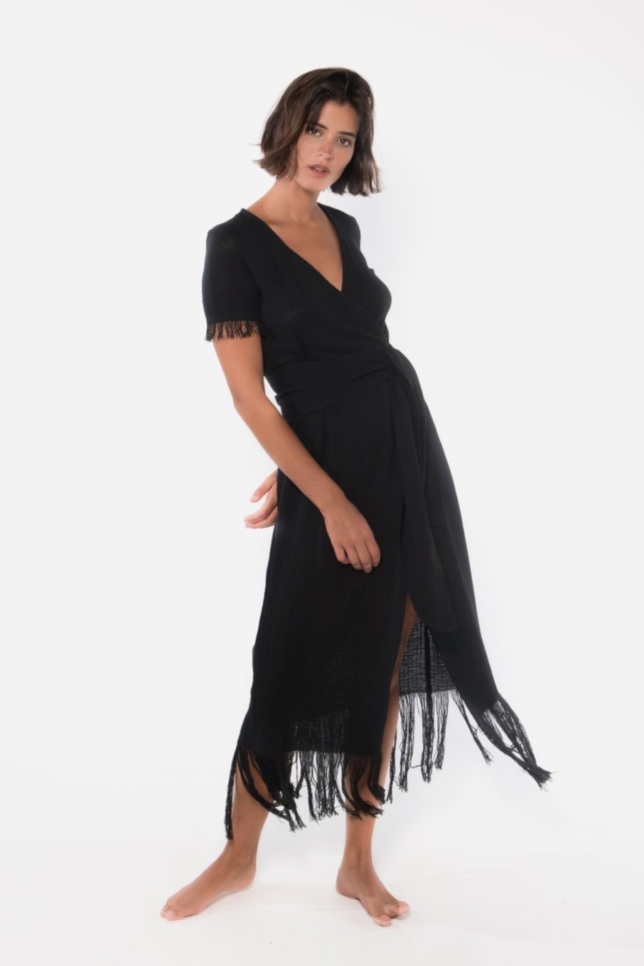 Vestido Sandalo en negro