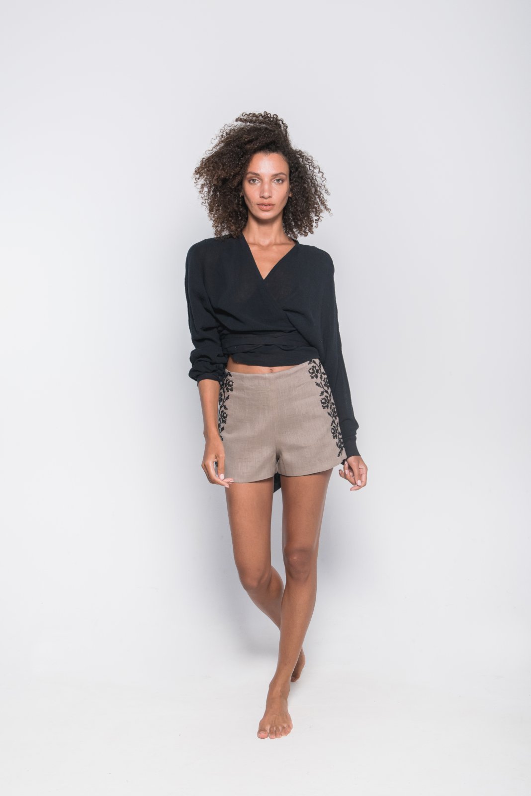 Linen Sandalwood Shorts