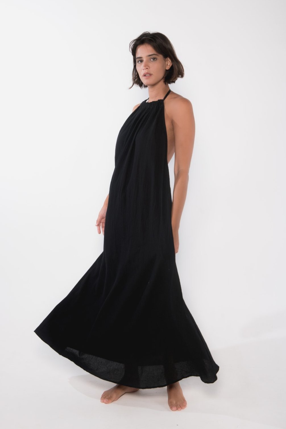 Vestido Oro Tusor