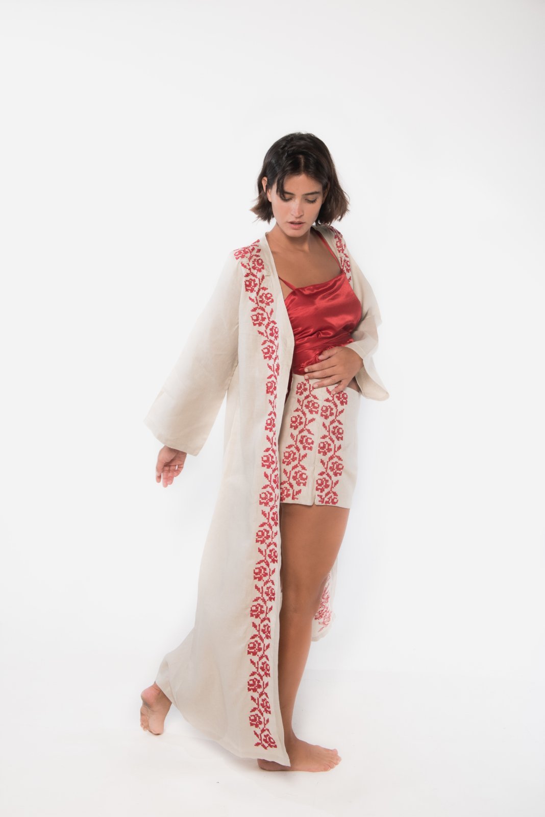 Linen Sandalwood Shorts