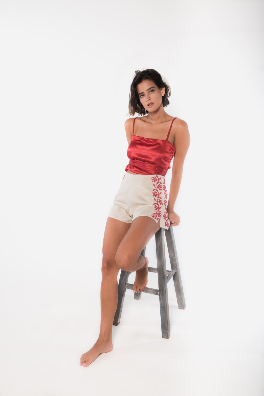 Linen Sandalwood Shorts